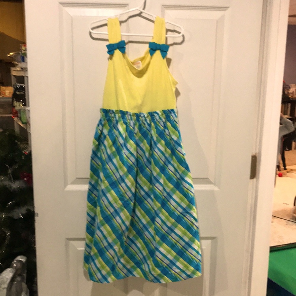 Gymboree size 12 girls dress. Summer! Cotton! Sleeveless. Bright plaid